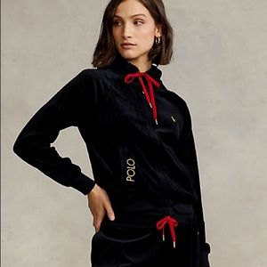 Polo Ralph Lauren Velour Full-Zip Hoodie